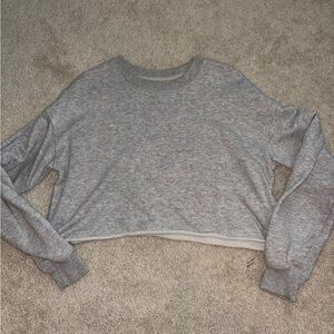 Aerie Heather Gray Long Sleeve Top